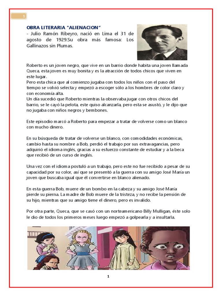 Alienación: Cuento de Ribeyro | PDF | Clásicos