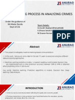 Deep Learning Process in Analyzing Crimes