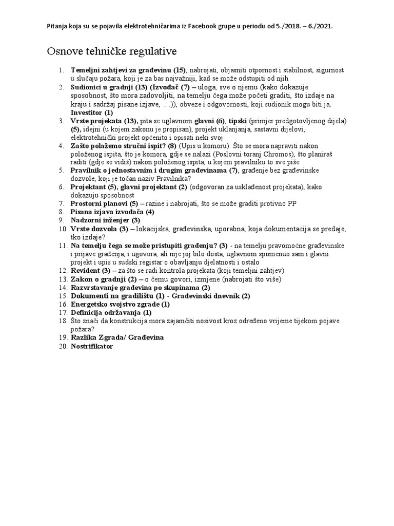 Elektrotehnika Pitanja | PDF