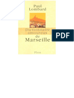 Dictionnaire Amoureux de Marseille