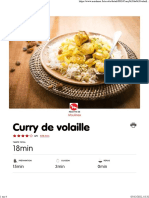 Curry de Volaille