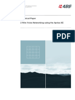 Aprisa XE Technical Paper - 2 Wire Voice Networking English
