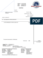 Shipco Transport Inc: Credit Note