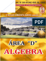 Algebra Area D