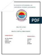 LOKESH - DSP Practical File (251901018 ECE A)