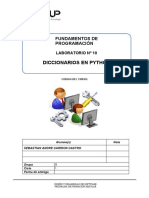 Lab 10 - DICCIONARIOS