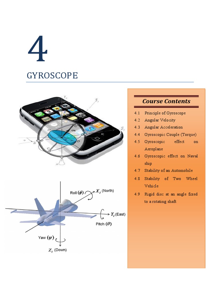 Motorized Gyroscope Dynamics Explained | PDF | Rotation Around A Fixed ...