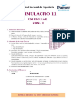 Simulacro 11 Matemática