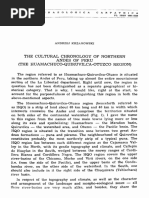 The Cultural Chronology of Northern Ande