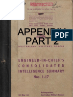 Appendix Part 2 - Engineer in Chief's Intelligence Summary Nos 1 - 17
