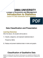 Data Classification and Presentation
