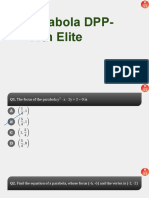 Parabola DPP - 11th Elite