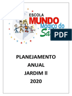 Plano Anual - Jardim II 2020