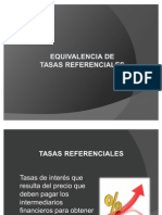 Presentación Equivalencia de Tasas Referenciales