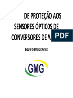 Proteção sensores óticos conversores vazão