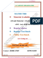 40-PGTRB Maths - Unit 6 Study Materials - English Medium PDF Download