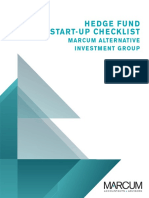 AIG Hedge Fund Start-Up Checklist