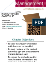 Chapter 4 Retail Institutions by Ownership