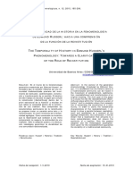 Temporalidad y sobre historia en HUsserl