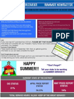 Secretary Newsletter Summer Edition