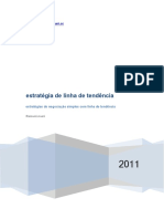 Estratégia de linha de tendência simples para negociação de moedas