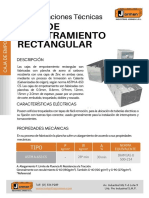 Caja empotramiento especificaciones