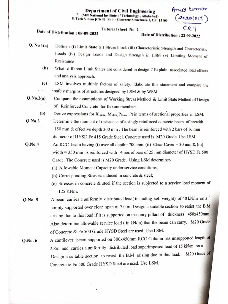 RCC Tut2 | PDF
