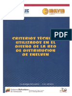 Criterios Tecnicos Usados en El Diseño de La Red de Distribucion de Enelven