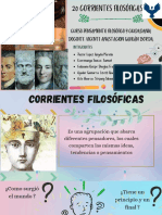 Corrientes Filosóficas