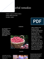 Herbal Remedies - English Projet