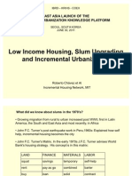 Roberto Chavez - Low Income Housing, Slum Upgrading and Incremental Urbanization
