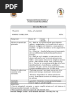 Evaluación Diagnóstica Cs. Naturales 7° Básico