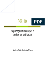 NR-10. Segurança em Instalações e Serviços em Eletricidade. Antônio Fábio Dantas Da Nóbrega