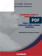 TEMA 1 - El Ser Humano - Como Politico - II Unidad