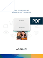 Zoemini Mini Photo Printer User Manual HU