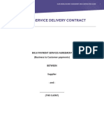 Annex 3 Sample Service Delivery Contract