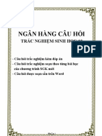 Bo Cau Hoi Trac Nghiem Sinh Hoc 10 Phan Ban Theo Tung Bai