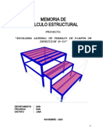 Escalera Lateral de Trabajo de Planta de Inyeccion N-03