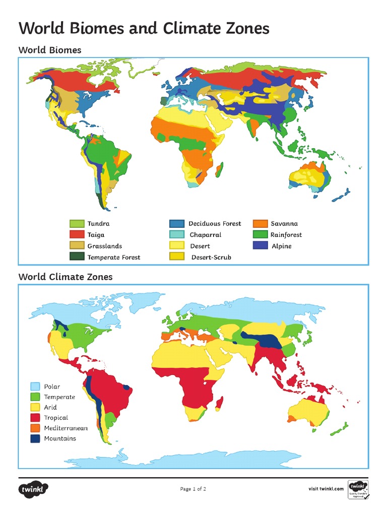 An Overview Of Biomes And Climate – HYSK