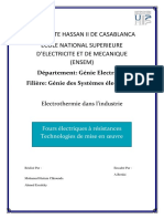 Projet Electrothermie
