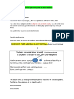 Ejercicios para Mejorar El Auto Estima