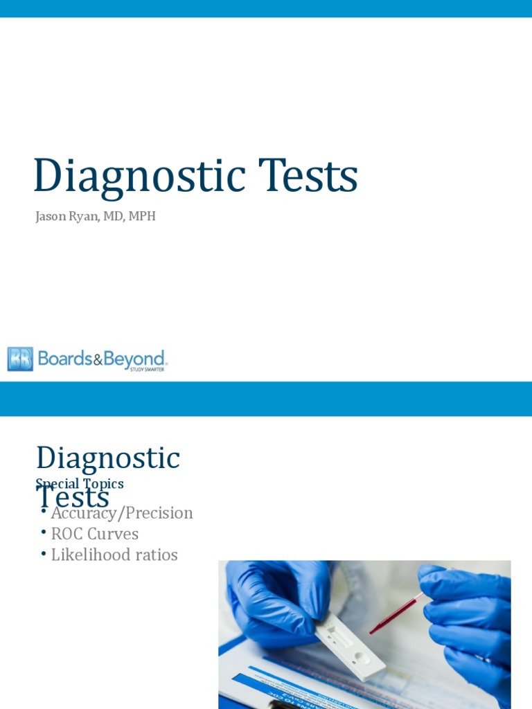Diagnostic Test PDF Sensitivity And Specificity Accuracy And