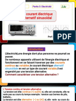 Le Courant Electrique Alternatif Sinusoidal Cours 3