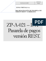ZP-A-021 - INT-API Pasarela de Pagos Version REST Abril 20 - 2106
