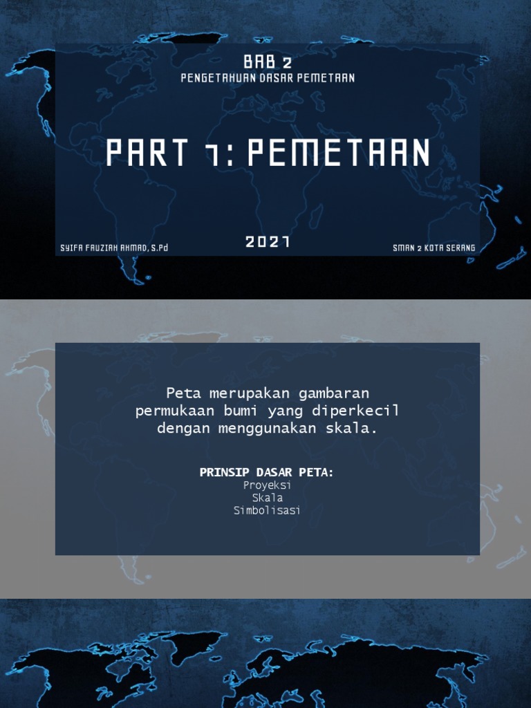 Geografi Bab 2 Part 1 Pemetaan Pdf