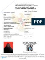 The Indonesian Health Workforce Council: Registration Certificate of Pharmacist