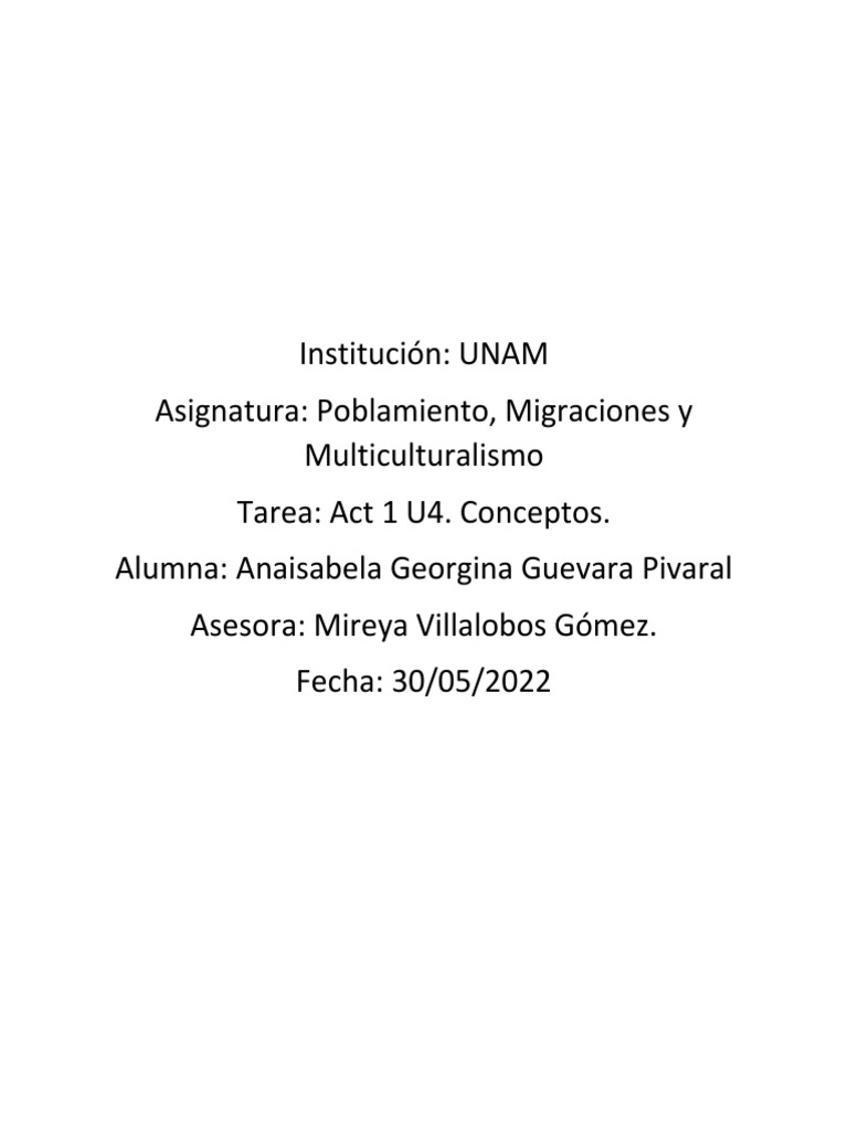 Conceptos clave sobre migración, refugiados y trata de personas PDF