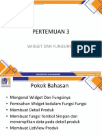 Pertemuan 3: Widget Dan Fungsinya