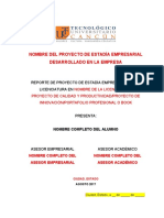 Formato PROYECTO FINAL ESTADIA EMPRESARIAL