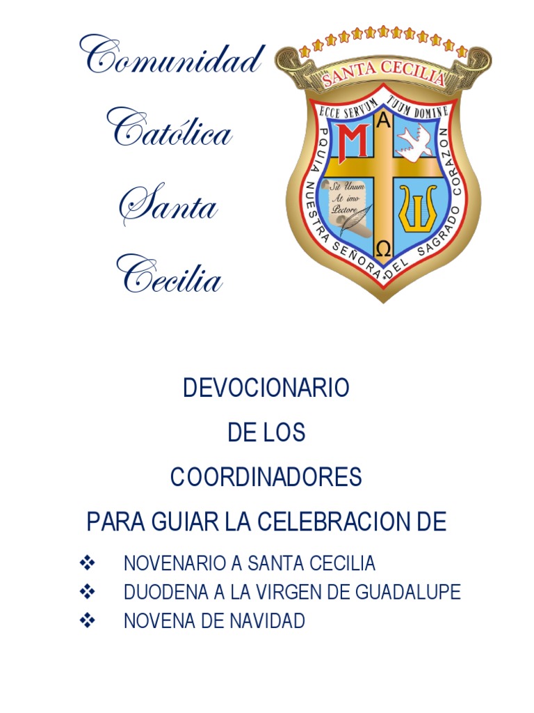Guia para La Celebración Del Novenario en Honor de Santa Cecilia 2014